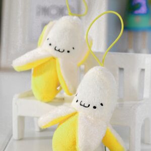1pc Banana Design Pet Plush Toy